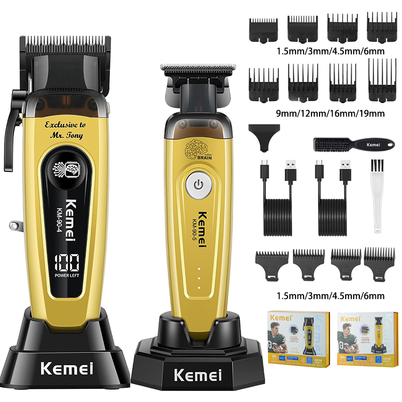 Beard Trimmer Cordless - Trymer do włosów KEMEI dla mężczyzn,