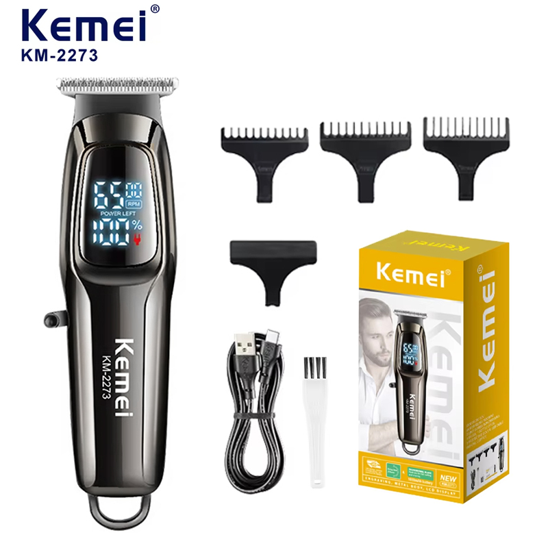 Beard Trimmer Cordless - Kemei KM-2273 Akumulatorowa Maszynka do Strzyżenia