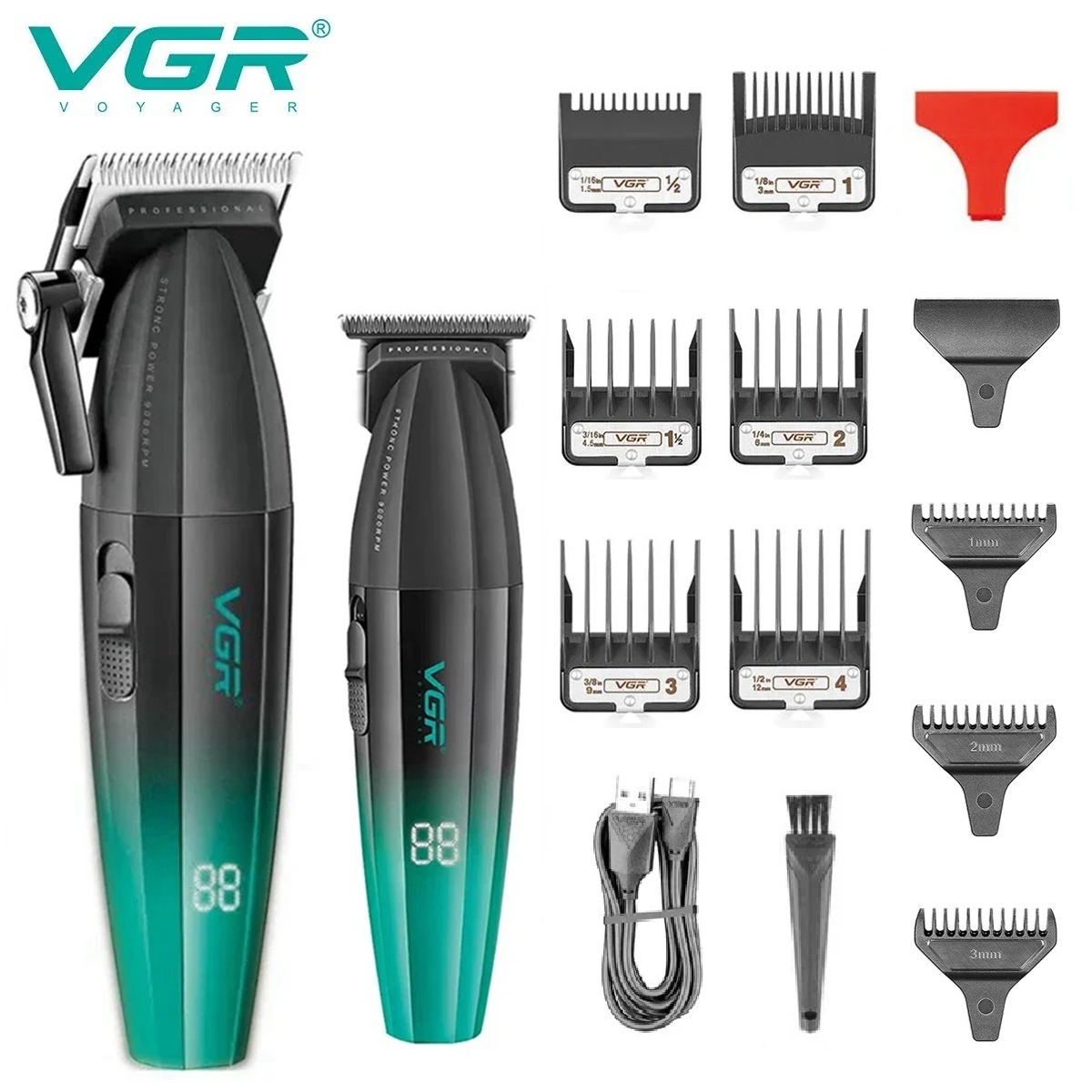 Men'S Grooming Hair And Body Wash - VGR maszynka do włosów profesjonalna maszynka