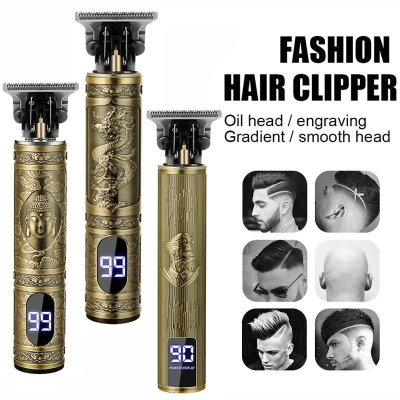 Beard Trimmer Cordless - Zestaw do pielęgnacji męskiej T9, bezprzewodowa