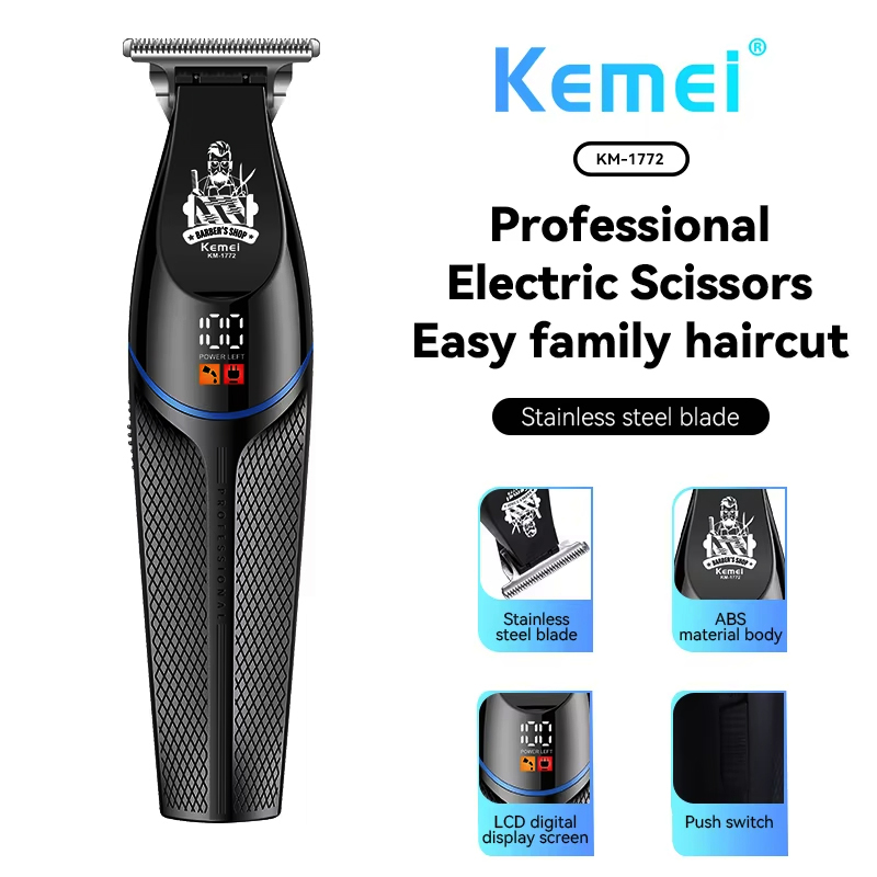 Maszynka do włosów Kemei KM-17 – Beard Trimmer Cordless recenzja i cena