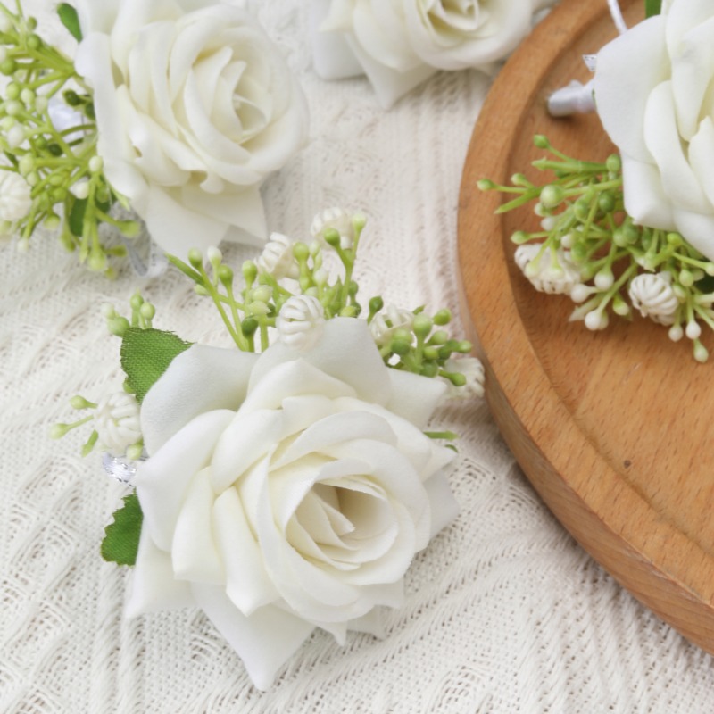 6 sztuk/zestaw Boutonniere dla – Men'S Grooming For Wedding recenzja i cena