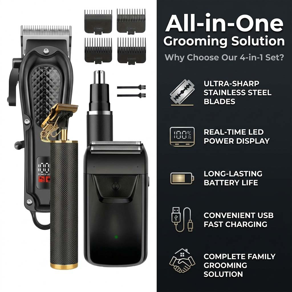 Zestaw do strzyżenia włosów dl – Beard Trimmer Cordless recenzja i cena