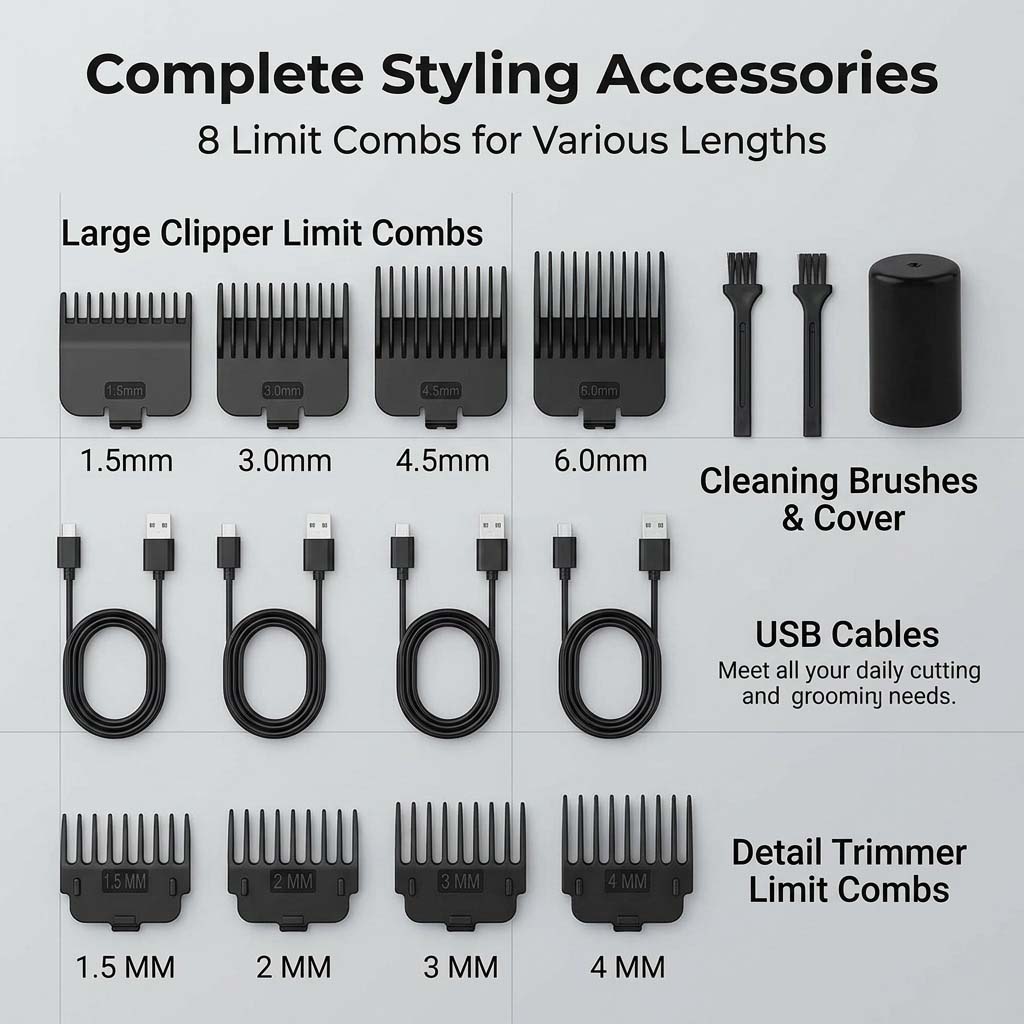 Zestaw do strzyżenia włosów dl – Beard Trimmer Cordless recenzja i cena