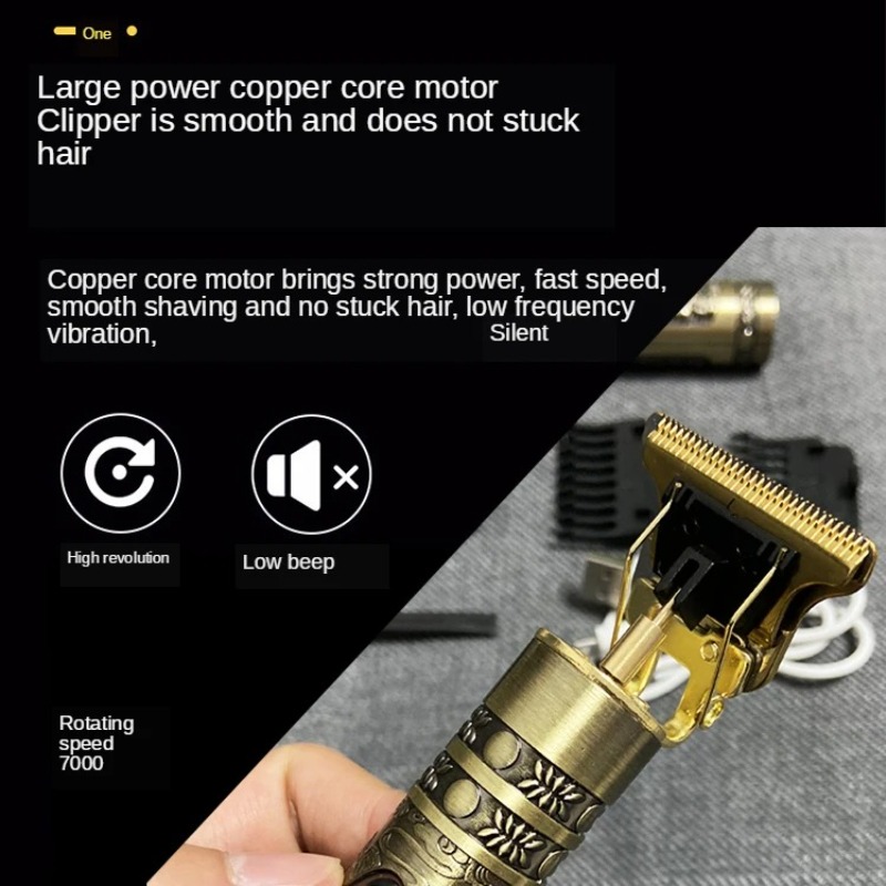 Trymer do włosów Zero Gap T9,  – Beard Trimmer Cordless recenzja i cena